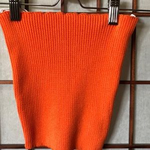 Orange tube top